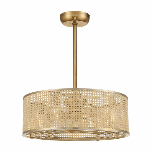 Savoy House Astoria 4-Light Fan D'Lier - Brass - 25-FD-1650-322