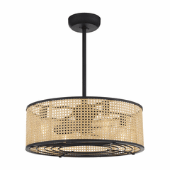Savoy House Astoria 4-Light Fan D'Lier - Matte Black - 25-FD-1650-89