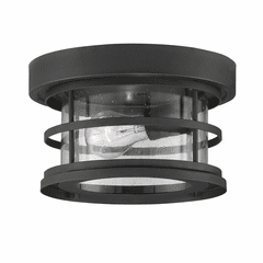Savoy House Barrett 10" Outdoor Ceiling-LT - Black - 5-369-10-BK