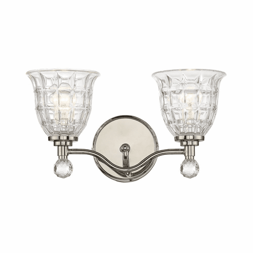 Savoy House Birone 2-LT Bath Bar - Polished Nickel - 8-880-2-109