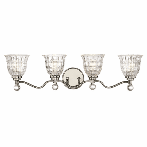 Savoy House Birone 4-LT Bath Bar - Polished Nickel - 8-880-4-109
