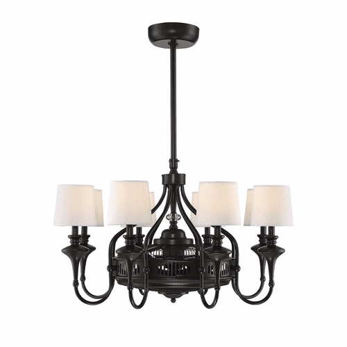 Savoy House Brisa 8-LT Fan D'Lier - English Bronze - 35-328-FD-13