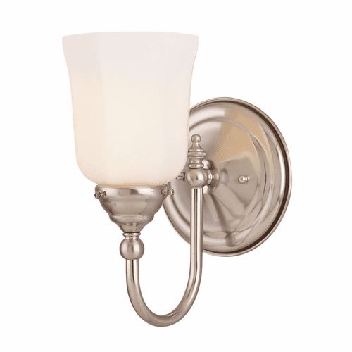 Savoy House Brunswick  1 Light Bath Bar - Satin Nickel - 8-1062-1-SN