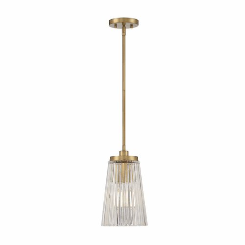 Savoy House Chantilly 1-Light Pendant - Brass - 7-1742-1-322