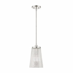 Savoy House Chantilly 1-Light Pendant - Polished Nickel - 7-1742-1-109