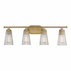 Savoy House Chantilly 4-Light Bathroom Vanity Light - Brass - 8-1745-4-322