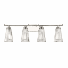 Savoy House Chantilly 4-LT Bath Vanity Light - Polished Nickel - 8-1745-4-109 Savoy House Chantilly 4-LT Bath Vanity Light - Polished Nickel - 8-1745-4-109