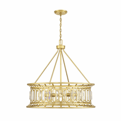 Savoy House Daintree 8-Light Pendant - True Gold - 7-1947-8-260