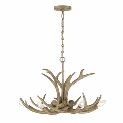 Savoy House Daniels 6-Light Chandelier - Natural Antler - 1-1761-6-198