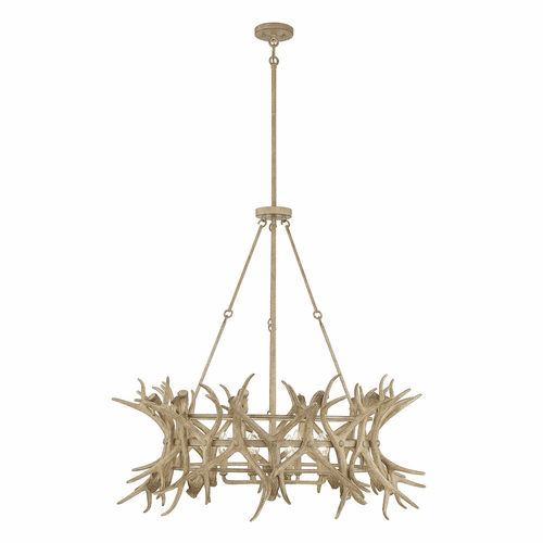 Savoy House Daniels 8-Light Chandelier - Natural Antler - 1-1760-8-198