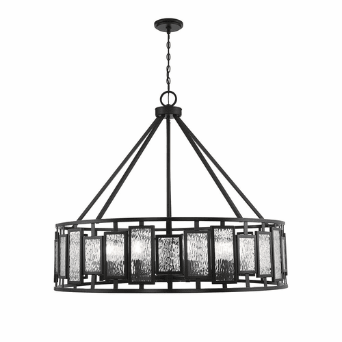Savoy House Deandre 10-Light Chandelier - Matte Black - 1-1943-10-89