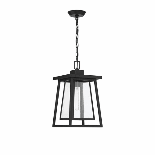 Savoy House Denver 1-Light Outdoor Hanging Lantern - Matte Black - 5-2025-BK