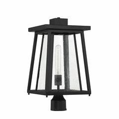 Savoy House Denver 1-Light Outdoor Post Lantern - Matte Black - 5-2024-BK Savoy House Denver 1-Light Outdoor Post Lantern - Matte Black - 5-2024-BK
