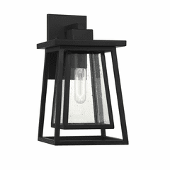 Savoy House Denver 1-Light Outdoor Wall Lantern - Matte Black - 5-2021-BK Savoy House Denver 1-Light Outdoor Wall Lantern - Matte Black - 5-2021-BK
