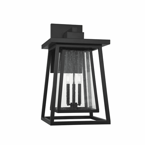 Savoy House Denver 3-Light Outdoor Wall Lantern - Matte Black - 5-2023-BK