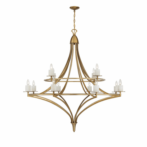 Savoy House Director 12-Light Chandelier - Brass - 1-1672-12-322