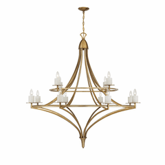 Savoy House Director 12-Light Chandelier - Brass - 1-1672-12-322