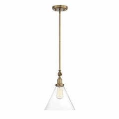 Savoy House Drake 1-LT Pendant - Warm Brass - 7-9132-1-322