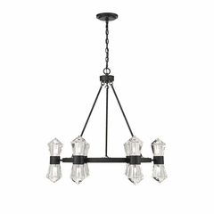 Savoy House Dryden 12-Light Chandelier - Matte Black - 1-1939-12-89