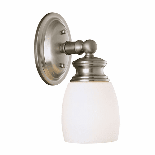 Savoy House Elise Bath 1-LT Sconce - Satin Nickel - 8-9127-1-SN