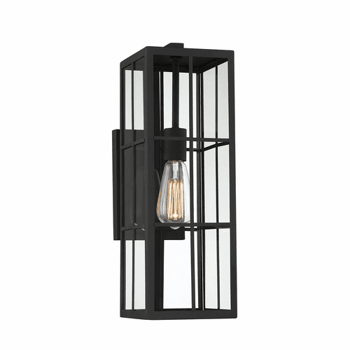 Savoy House Ericson 1-Light Outdoor Wall Lantern - Matte Black - 5-1990-BK