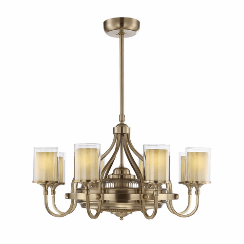 Savoy House Etesian 8-LT Fan D'lier - Burnished Russet - 36-329-FD-21