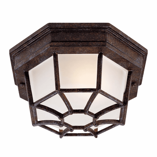 Savoy House Exterior Collections Flush Mount - Rustic Bronze - 5-2066-72