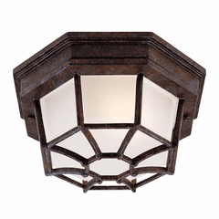 Savoy House Exterior Collections Flush Mount - Rustic Bronze - 5-2066-72