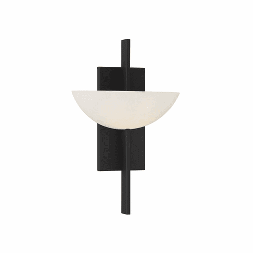 Savoy House Fallon 1-Light Wall Sconce - Matte Black - 9-1615-1-89