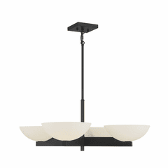 Savoy House Fallon 4-Light Chandelier - Matte Black - 1-1613-4-89