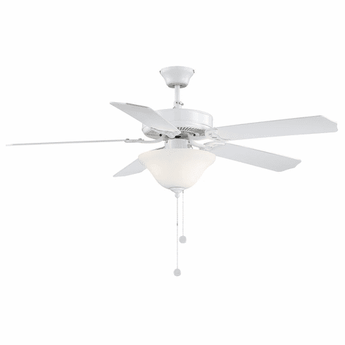 Savoy House First Value Ceiling Fan - White - 52-ECM-5RV-WH