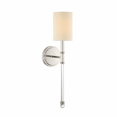 Savoy House Fremont 1-LT Sconce - Polished Nickel - 9-101-1-109