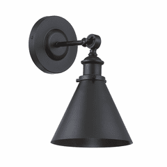 Savoy House Glenn 1-LT Black Wall Sconce - Matte Black - 9-0901-1-89