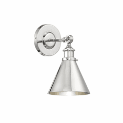 Savoy House Glenn 1-LT Polished Nickel Wall Sconce - 9-0901-1-109 Savoy House Glenn 1-LT Polished Nickel Wall Sconce - 9-0901-1-109