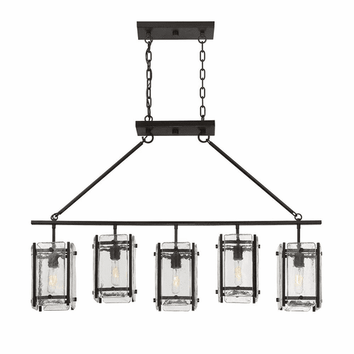 Savoy House Glenwood 5-LT Linear Chandelier - English Bronze - 1-3043-5-13