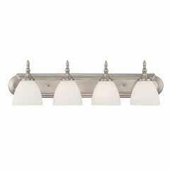 Savoy House Herndon 4-LT Bath Bar - Satin Nickel - 8-1007-4-SN Savoy House Herndon 4-LT Bath Bar - Satin Nickel - 8-1007-4-SN