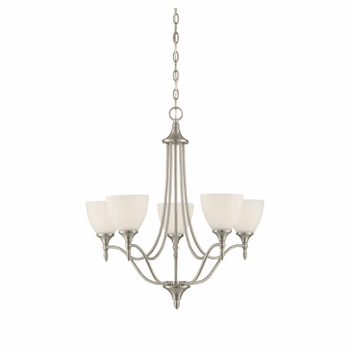 Savoy House Herndon 5-LT Chandelier - Satin Nickel - 1-1001-5-SN
