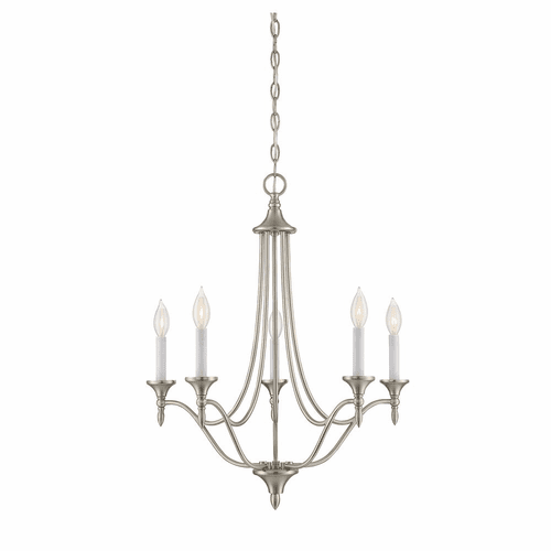 Savoy House Herndon 5-LT Chandelier - Satin Nickel - 1-1008-5-SN