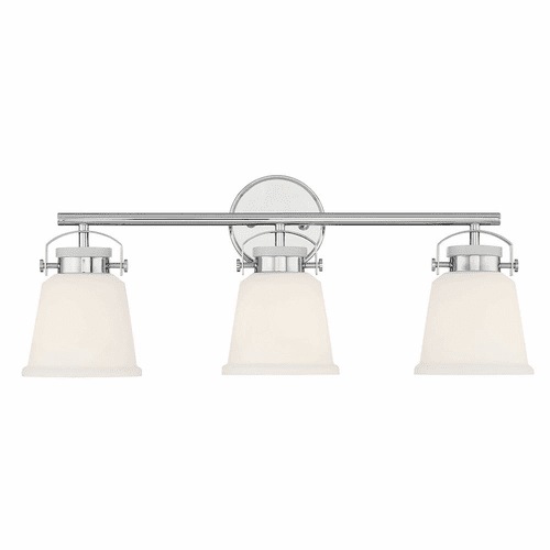 Savoy House Kaden 3-Light Bathroom Vanity Light - Polished Chrome - 8-1627-3-11