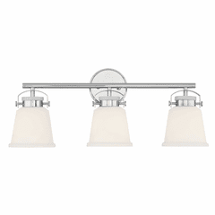 Savoy House Kaden 3-Light Bathroom Vanity Light - Polished Chrome - 8-1627-3-11