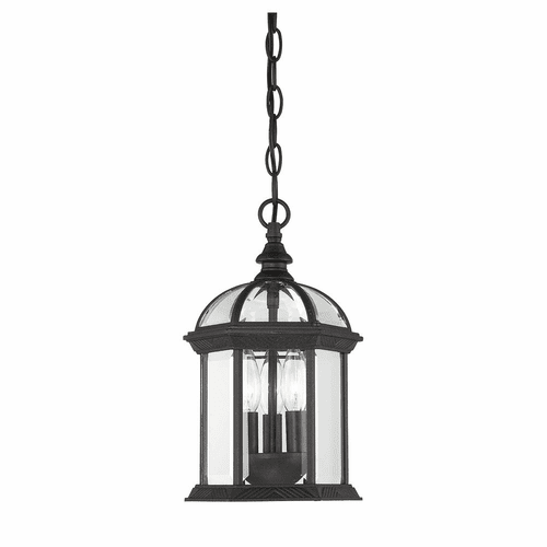 Savoy House Kensington Hanging Lantern - Textured Black - 5-0635-BK