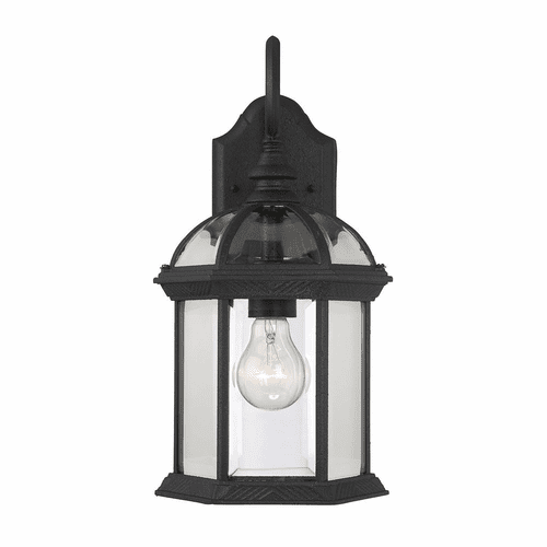 Savoy House Kensington Wall Mount Lantern - Textured Black - 5-0633-BK