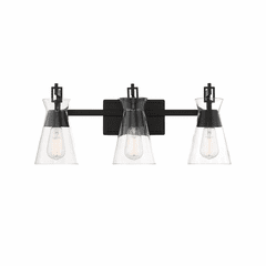 Savoy House Lakewood 3-Light Bathroom Vanity Light - Matte Black - 8-1830-3-BK Savoy House Lakewood 3-Light Bathroom Vanity Light - Matte Black - 8-1830-3-BK