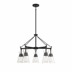 Savoy House Lakewood 5-Light Chandelier - Matte Black - 1-1832-5-89