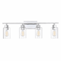 Savoy House Lambert 4-LT Bath Bar - Polished Chrome - 8-2149-4-11 Savoy House Lambert 4-LT Bath Bar - Polished Chrome - 8-2149-4-11