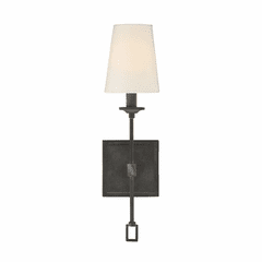 Savoy House Lorainne 1-LT Sconce - Oxidized Black - 9-9004-1-88