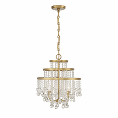 Savoy House Luna 3-Light Mini Chandelier - Brass - 1-1865-3-322