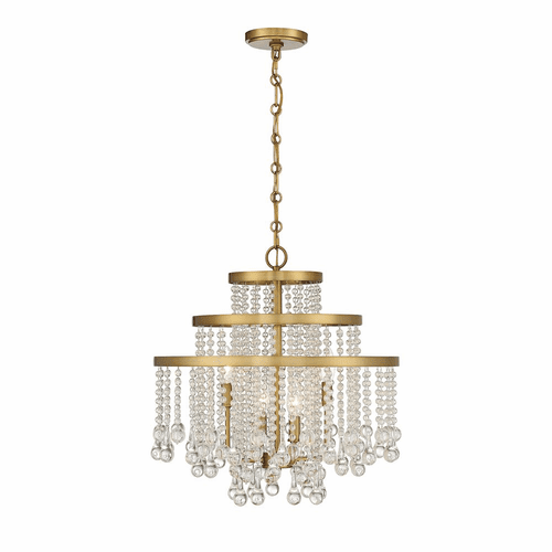Savoy House Luna 4-Light Chandelier - Brass - 1-1866-4-322