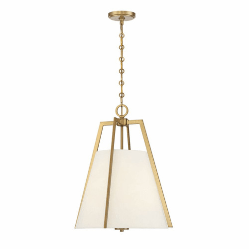 Savoy House Mansfield 3-Light Pendant - Brass - 7-1875-3-322
