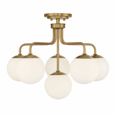 Savoy House Marco 6-Light Ceiling Light - Brass - 6-1950-6-322